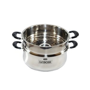 LEBOSI OLLA VAPORERA 3 PISOS CTAPA VID. 24CM CAJ (3)