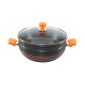 OREN WOK VAPORIZADOR ALUM. ANONIZADO 28CM CAJ (2)