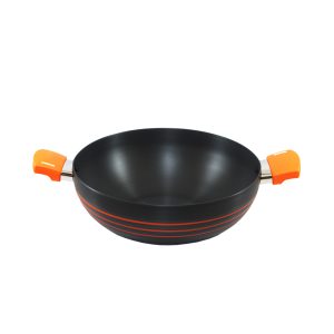 OREN WOK VAPORIZADOR ALUM. ANONIZADO 32CM CAJ (4)