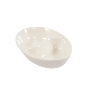 MOREWA SALSERA MELAM. MARFIL 2 DIV. OVAL #4839236 11.4X7.3X UND