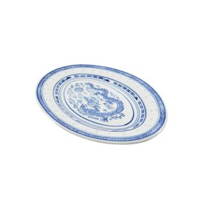 MAITONG PLATO OVAL PESCADO GRANO ARROZ 12 PZA
