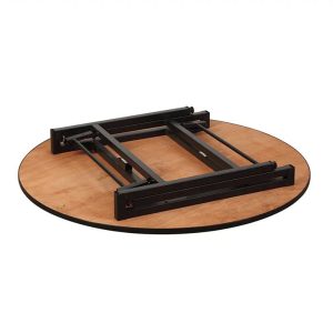 TEBIYO Tablero comedor redondo BT-A01 120x76cm - Imagen 3