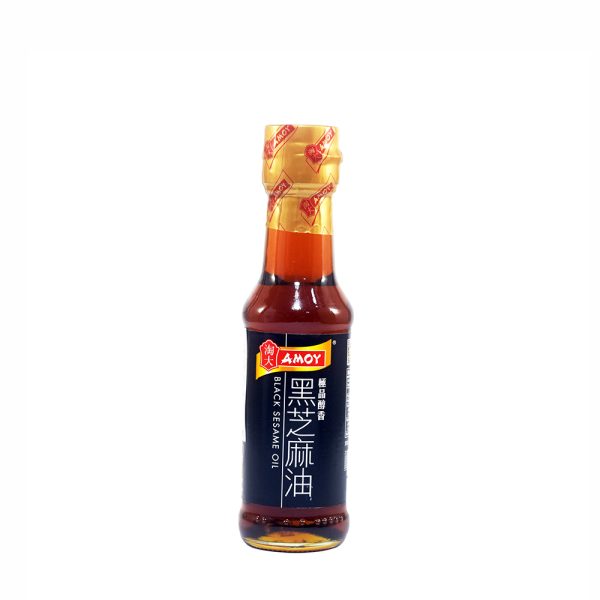 1001027 AMOY ACEITE AJONJOLI NEGRO 150ML BOT