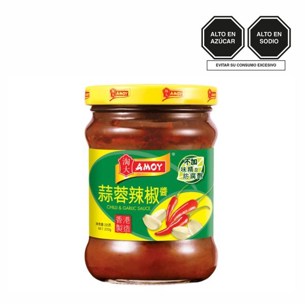101086 AMOY SALSA PICANTE DE AJOS 220G FRA