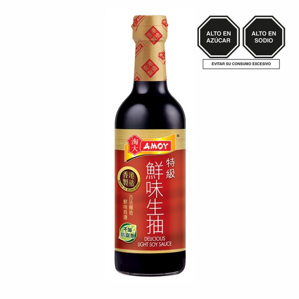 110010 AMOY SILLAO CLARO DELICIOSO 500ML BOT